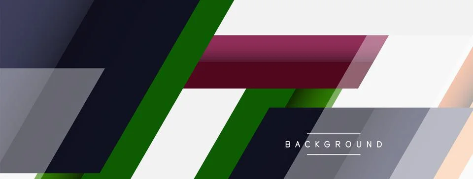 Background. Geometric diagonal square shapes and lines abstract composition イラスト素材
