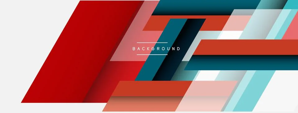 Background. Geometric diagonal square shapes and lines abstract composition 스톡 일러스트