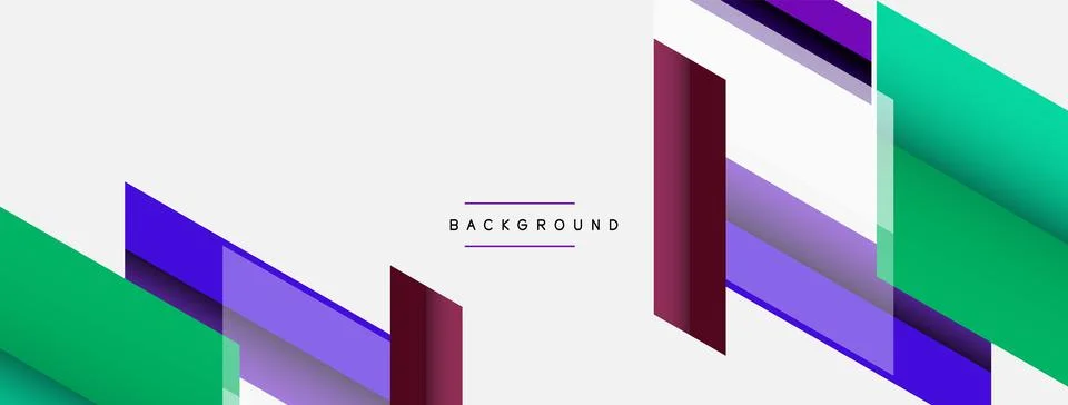 Background. Geometric diagonal square shapes and lines abstract composition Stock Illustration
