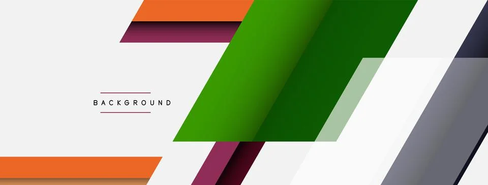 Background. Geometric diagonal square shapes and lines abstract composition Stockillustratie