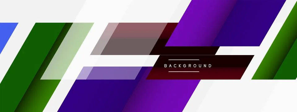 Background. Geometric diagonal square shapes and lines abstract composition Stockillustratie