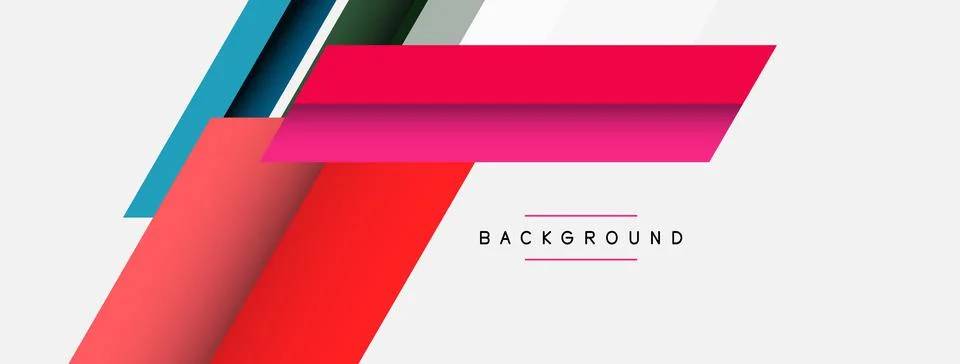 Background. Geometric diagonal square shapes and lines abstract composition イラスト素材