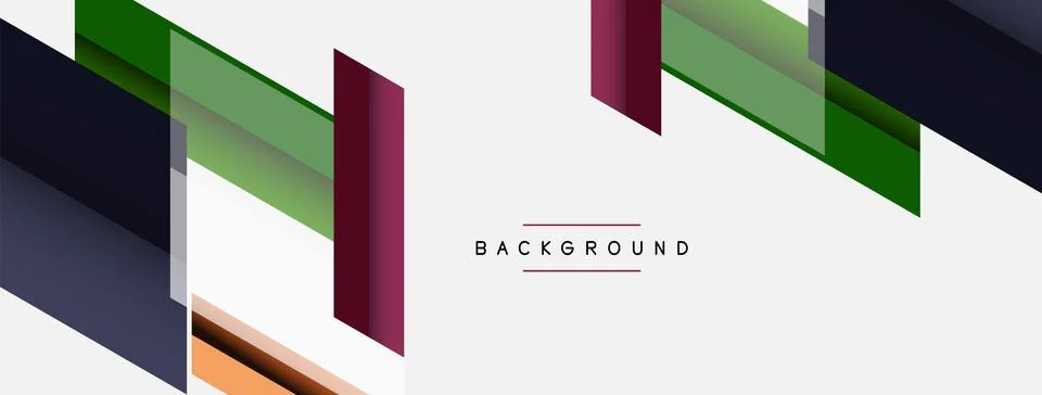 Background. Geometric diagonal square shapes and lines abstract composition Stockillustratie