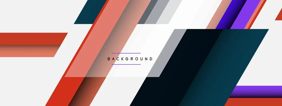 Background. Geometric diagonal square shapes and lines abstract composition イラスト素材