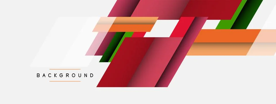 Background. Geometric diagonal square shapes and lines abstract composition イラスト素材