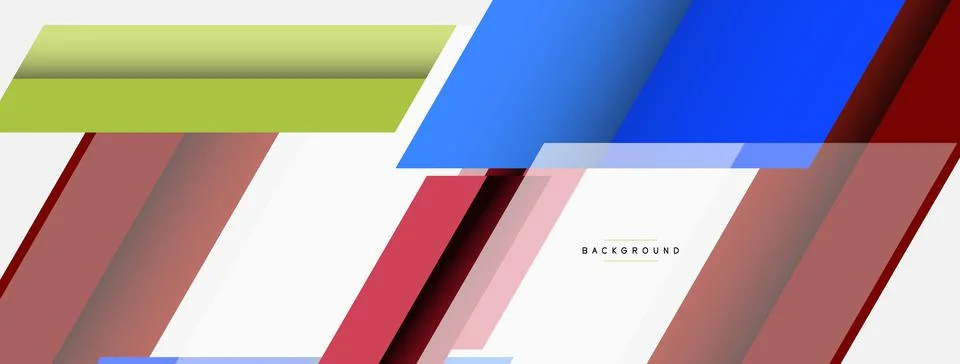 Background. Geometric diagonal square shapes and lines abstract composition Stock Illustration