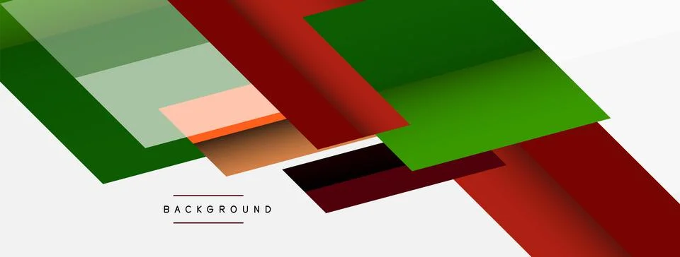 Background. Geometric diagonal square shapes and lines abstract composition Stockillustratie