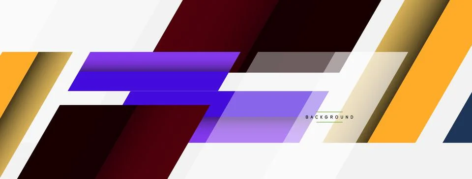 Background. Geometric diagonal square shapes and lines abstract composition 스톡 일러스트