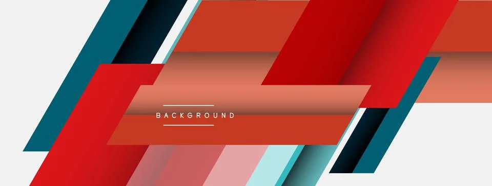 Background. Geometric diagonal square shapes and lines abstract composition Stock Illustration