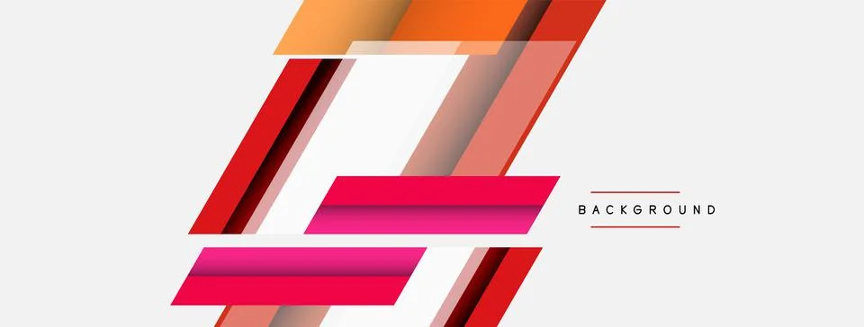 Background. Geometric diagonal square shapes and lines abstract composition イラスト素材