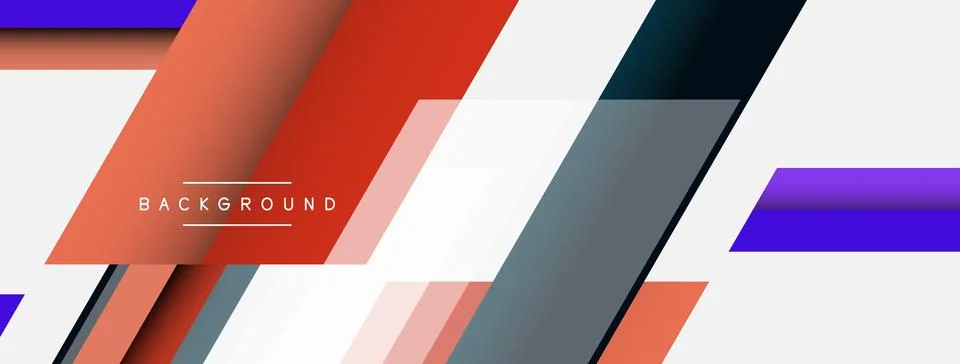 Background. Geometric diagonal square shapes and lines abstract composition Stockillustratie