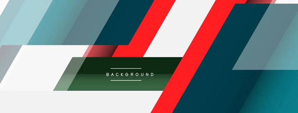 Background. Geometric diagonal square shapes and lines abstract composition Stock Illustration