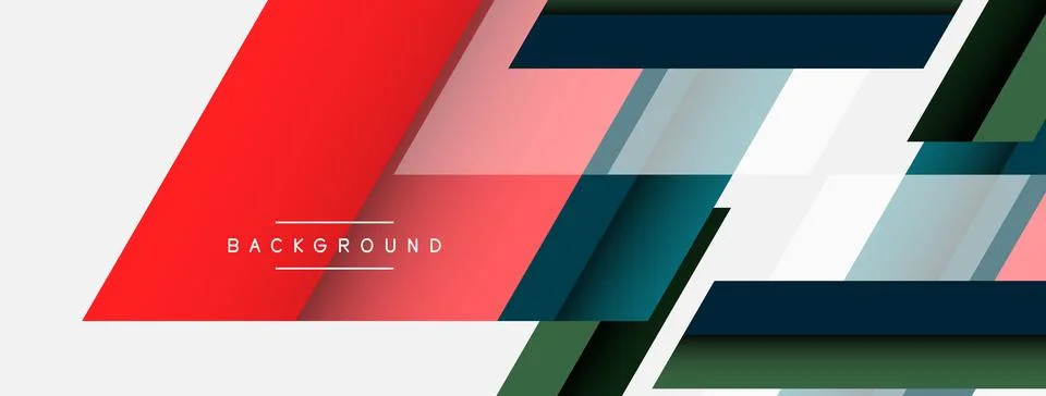 Background. Geometric diagonal square shapes and lines abstract composition Stockillustratie