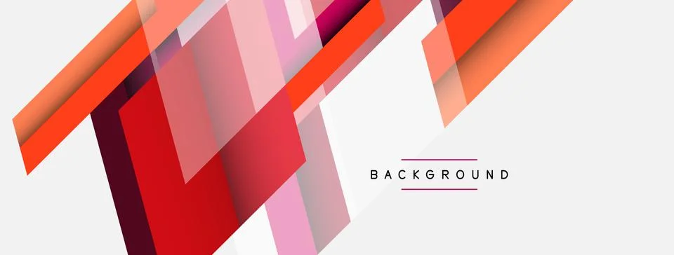 Background. Geometric diagonal square shapes and lines abstract composition Stockillustratie