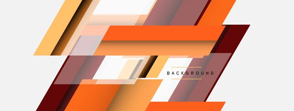 Background. Geometric diagonal square shapes and lines abstract composition 库存插图