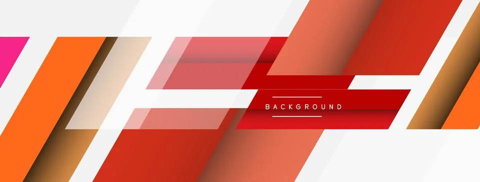 Background. Geometric diagonal square shapes and lines abstract composition Stock Illustration