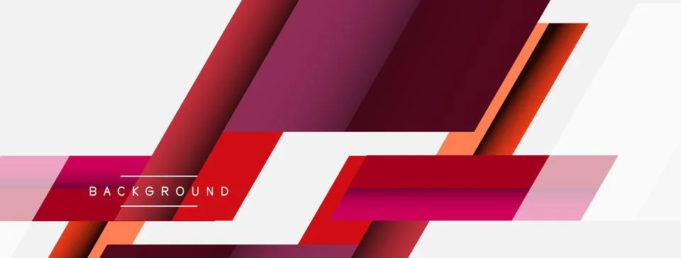 Background. Geometric diagonal square shapes and lines abstract composition Illustrazione stock