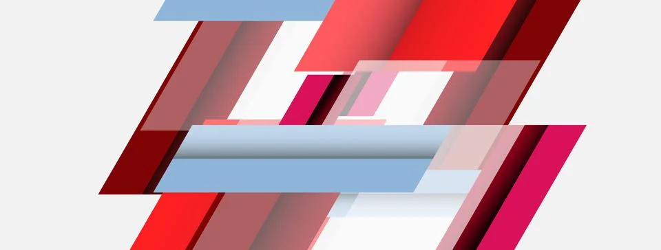 Background. Geometric diagonal square shapes and lines abstract composition Stock Illustration