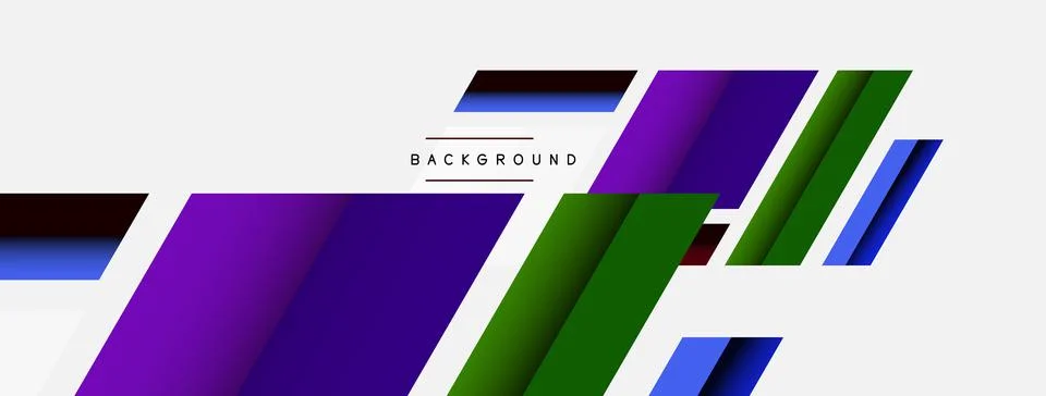 Background. Geometric diagonal square shapes and lines abstract composition 库存插图