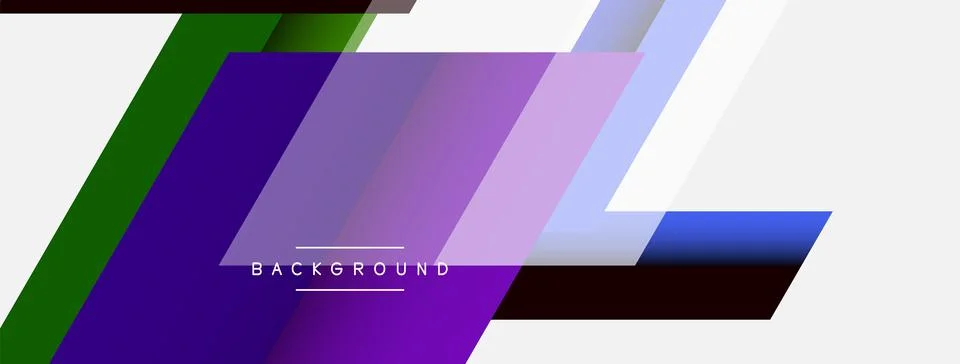 Background. Geometric diagonal square shapes and lines abstract composition Illustrazione stock