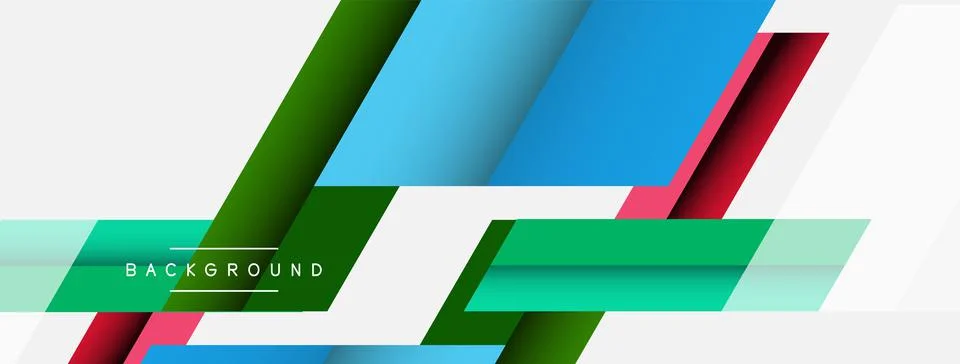 Background. Geometric diagonal square shapes and lines abstract composition 스톡 일러스트