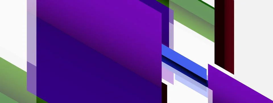 Background. Geometric diagonal square shapes and lines abstract composition 库存插图