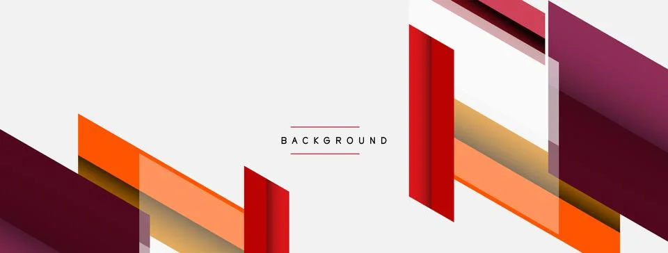 Background. Geometric diagonal square shapes and lines abstract composition Stock Illustration