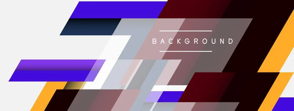 Background. Geometric diagonal square shapes and lines abstract composition Stockillustratie