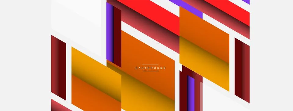 Background. Geometric diagonal square shapes and lines abstract composition 스톡 일러스트