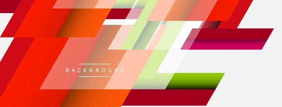 Background. Geometric diagonal square shapes and lines abstract composition Illustrazione stock