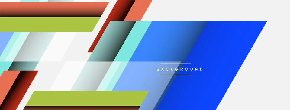 Background. Geometric diagonal square shapes and lines abstract composition Stockillustratie