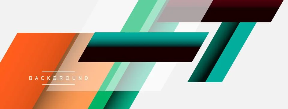 Background. Geometric diagonal square shapes and lines abstract composition Stockillustratie