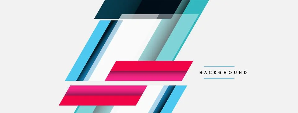 Background. Geometric diagonal square shapes and lines abstract composition 스톡 일러스트