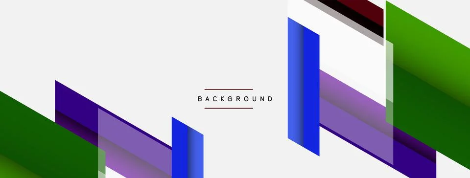 Background. Geometric diagonal square shapes and lines abstract composition Stockillustratie