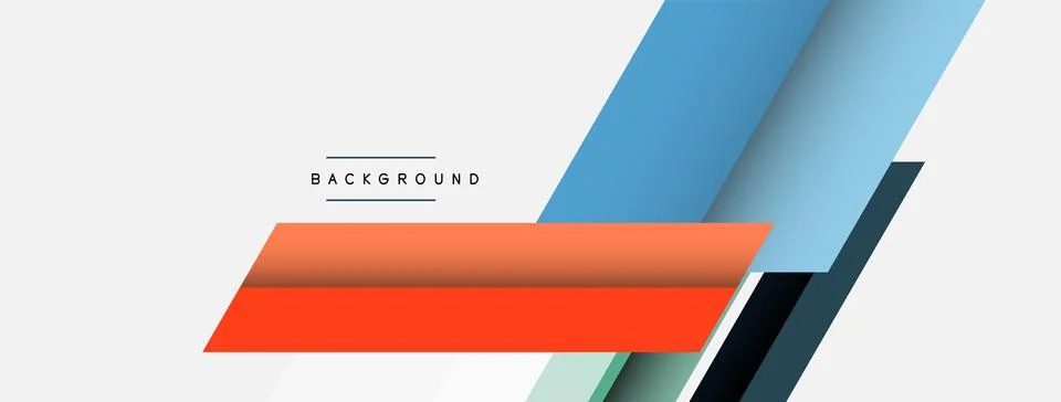 Background. Geometric diagonal square shapes and lines abstract composition Stockillustratie