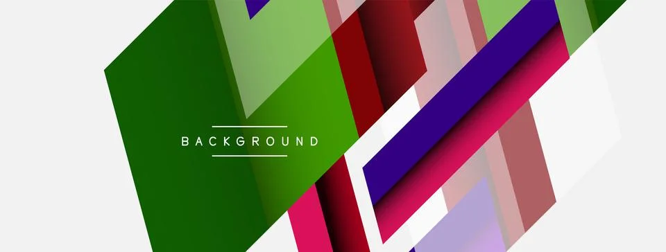 Background. Geometric diagonal square shapes and lines abstract composition イラスト素材