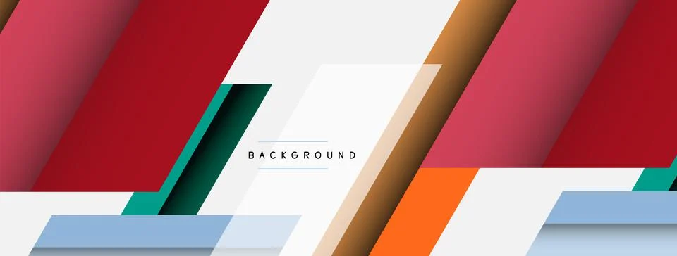 Background. Geometric diagonal square shapes and lines abstract composition 스톡 일러스트