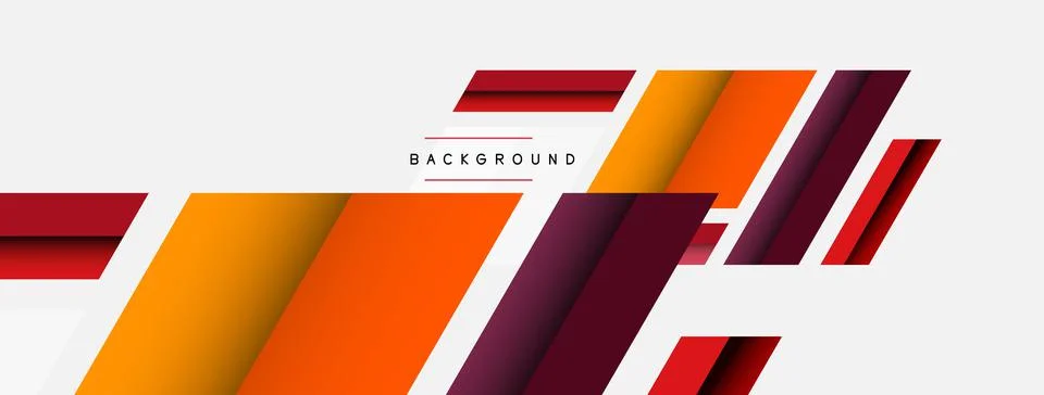 Background. Geometric diagonal square shapes and lines abstract composition 库存插图