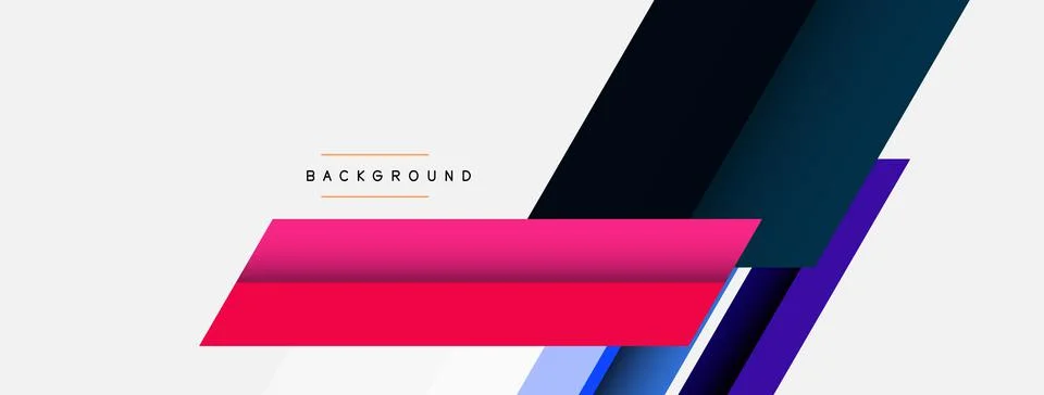 Background. Geometric diagonal square shapes and lines abstract composition Stockillustratie