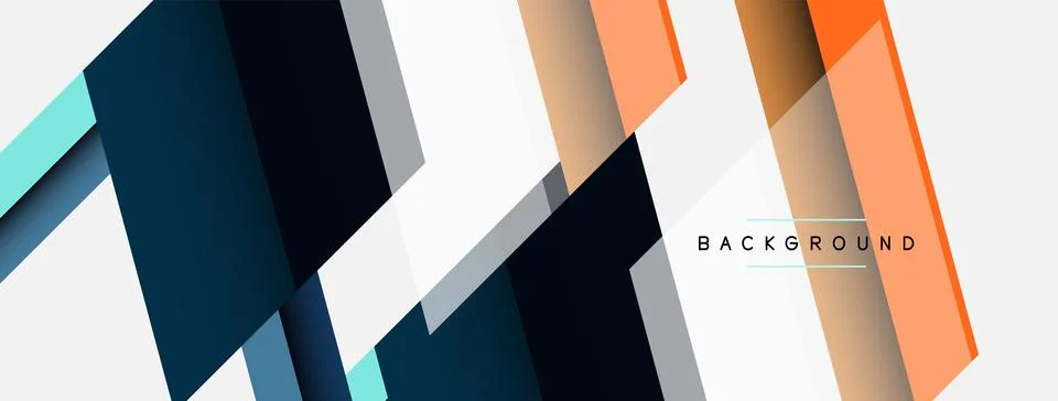 Background. Geometric diagonal square shapes and lines abstract composition 스톡 일러스트