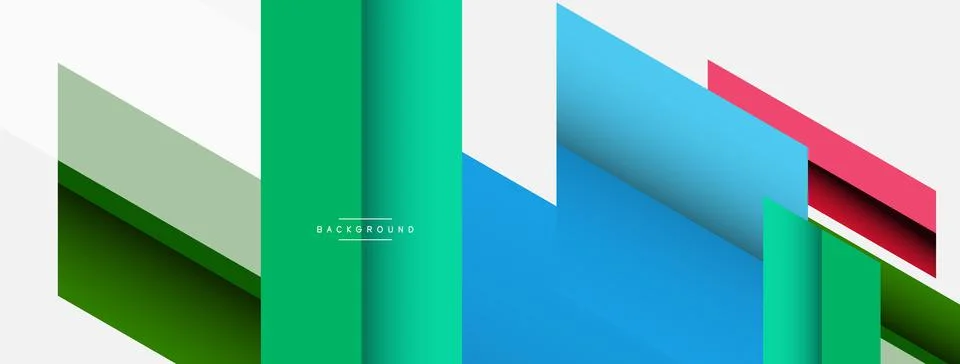 Background. Geometric diagonal square shapes and lines abstract composition Stockillustratie