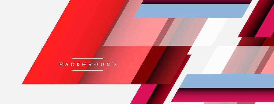 Background. Geometric diagonal square shapes and lines abstract composition Stock Illustration