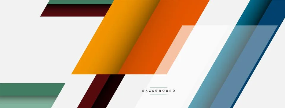 Background. Geometric diagonal square shapes and lines abstract composition Stockillustratie