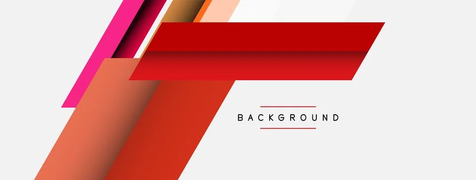 Background. Geometric diagonal square shapes and lines abstract composition Stock Illustration