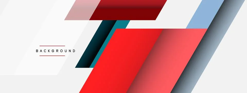Background. Geometric diagonal square shapes and lines abstract composition Stockillustratie