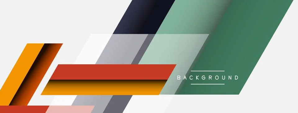 Background. Geometric diagonal square shapes and lines abstract composition Stockillustratie