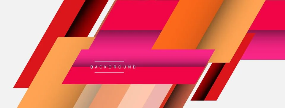 Background. Geometric diagonal square shapes and lines abstract composition Stockillustratie