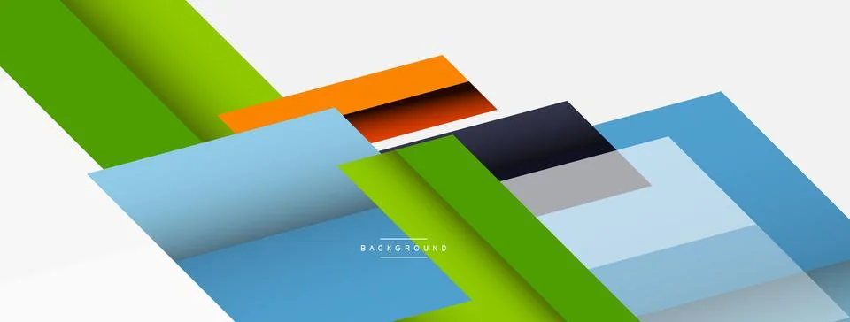 Background. Geometric diagonal square shapes and lines abstract composition 스톡 일러스트
