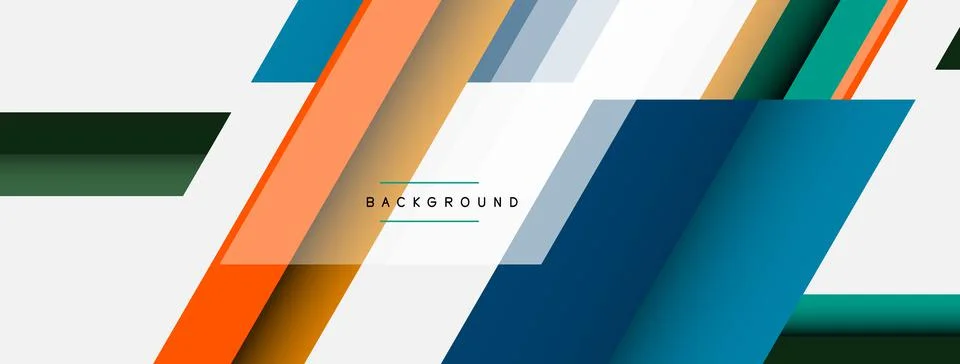 Background. Geometric diagonal square shapes and lines abstract composition Stockillustratie