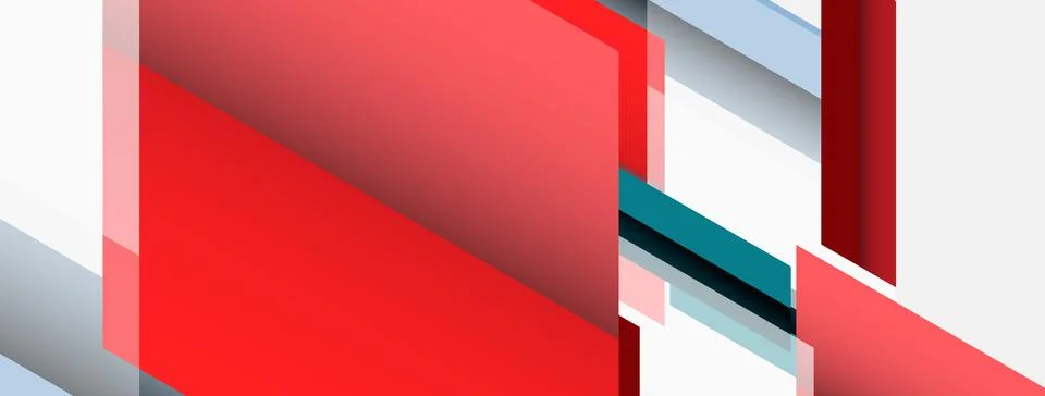 Background. Geometric diagonal square shapes and lines abstract composition イラスト素材